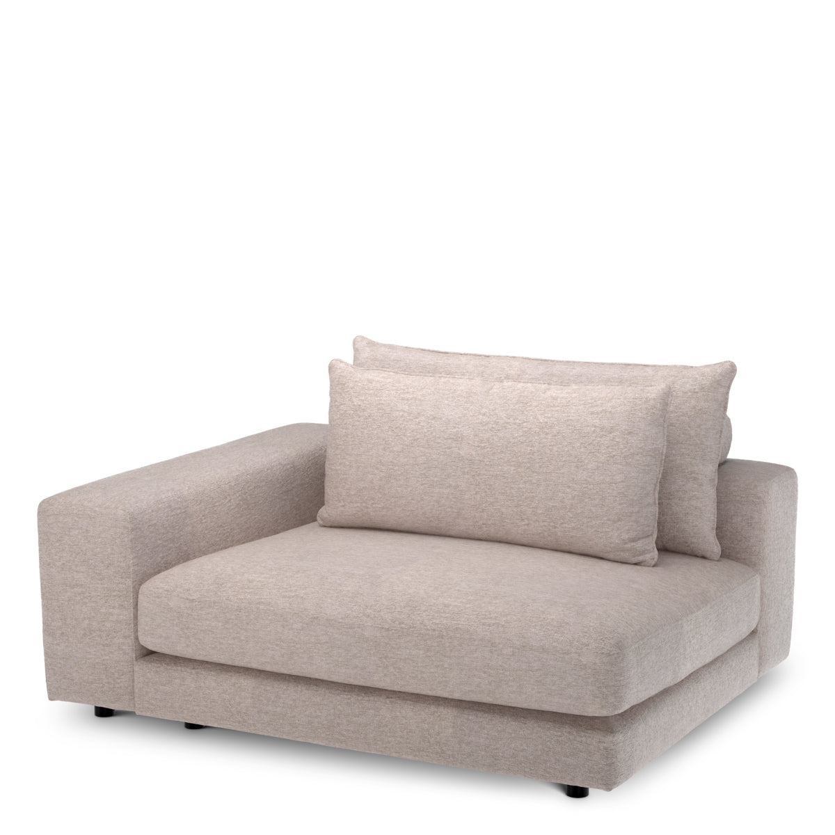 Narożnik L lewy sofy modułowej Lounge Club, Montier Light Grey