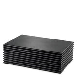 Pudełko dekoracyjne Elvane, black leather