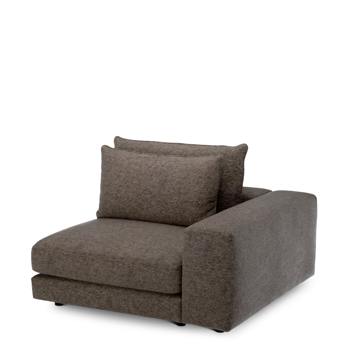 Narożnik S prawy sofy modułowej Lounge Club, Montier Dark Grey