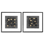 Grafika Black Squares by Michael Willett, zestaw 2 szt.