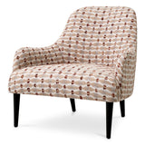 Fotel Colette, ariane beige orange