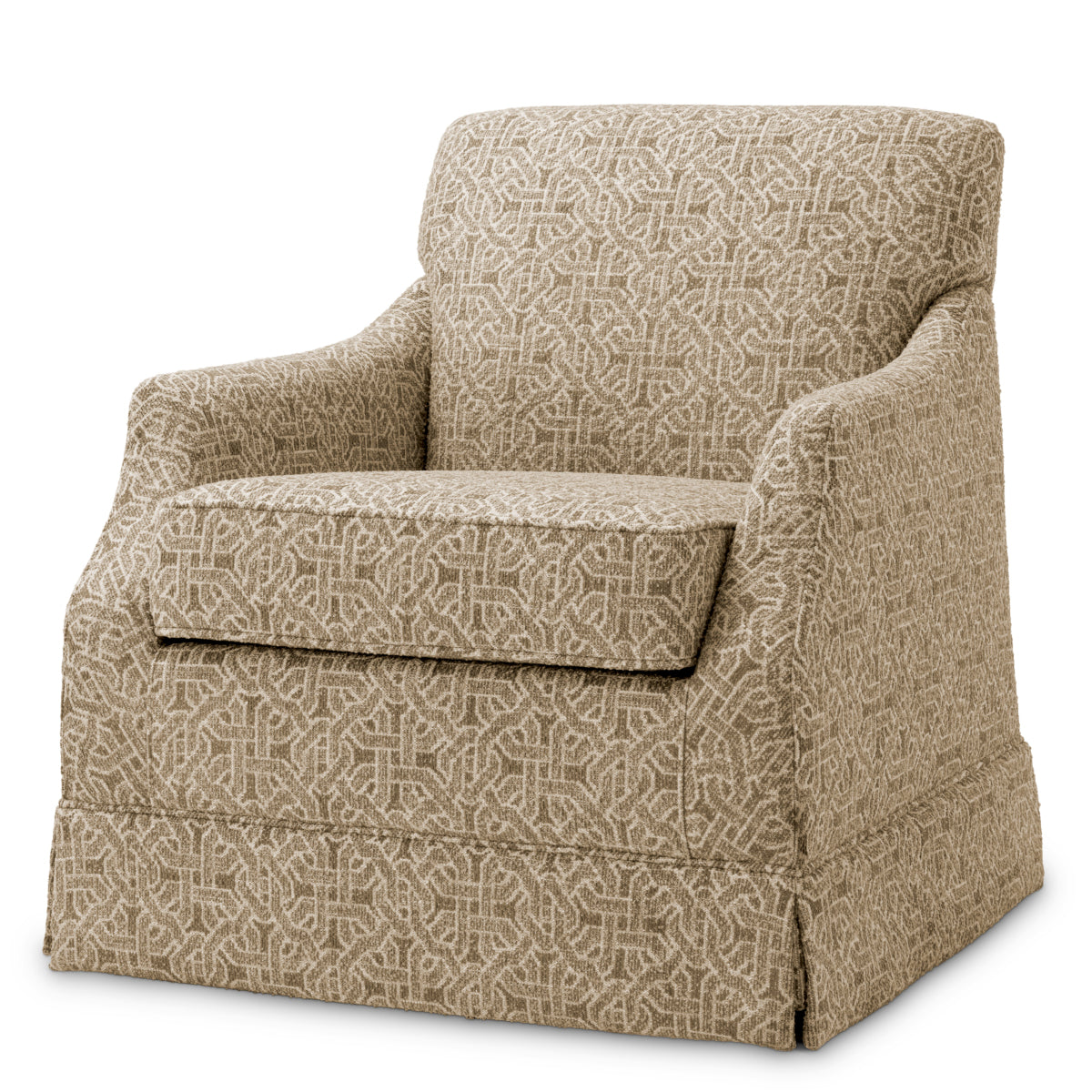 Fotel obrotowy Madison, frieze jacquard beige