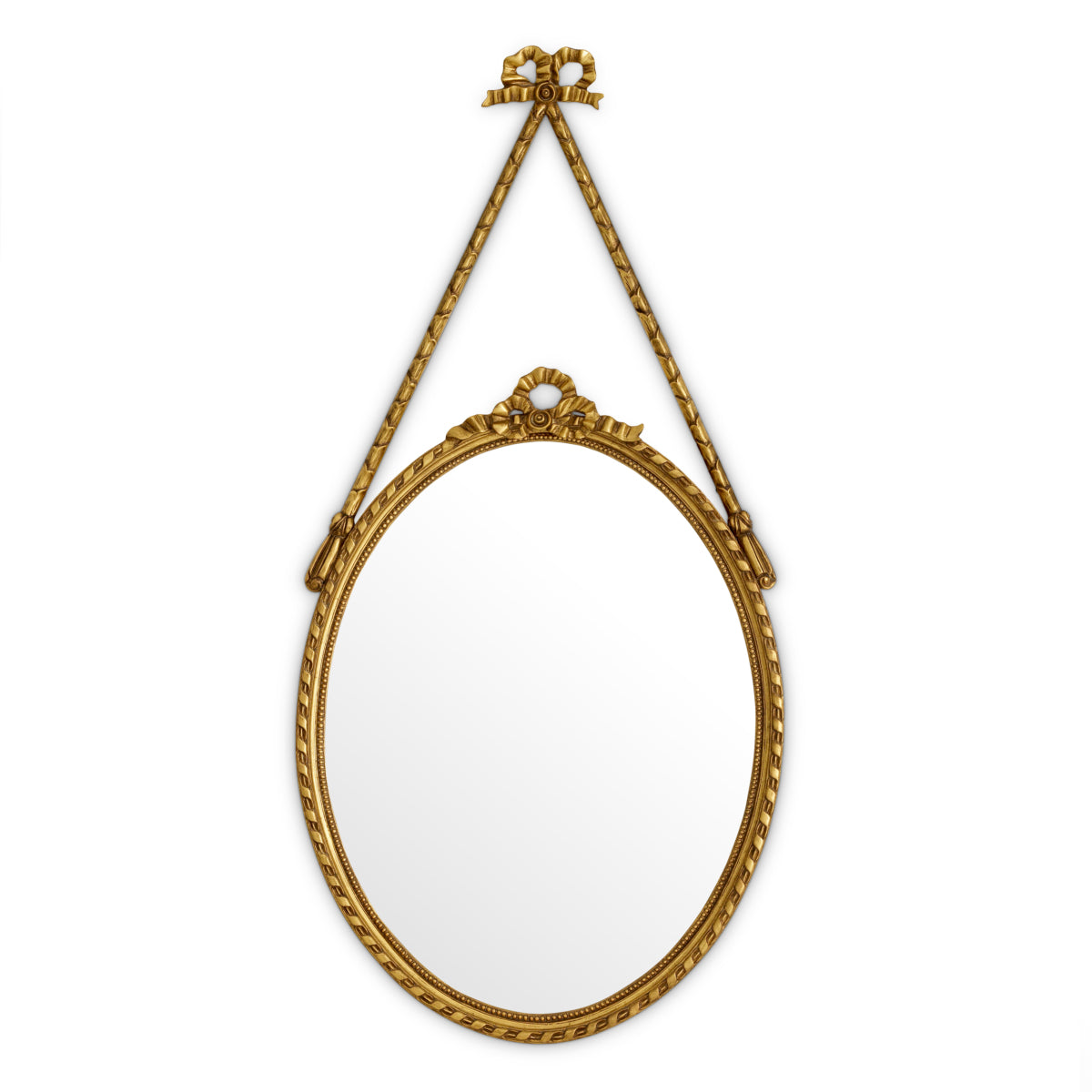 Lustro Pierpont, wykończenie antique gold