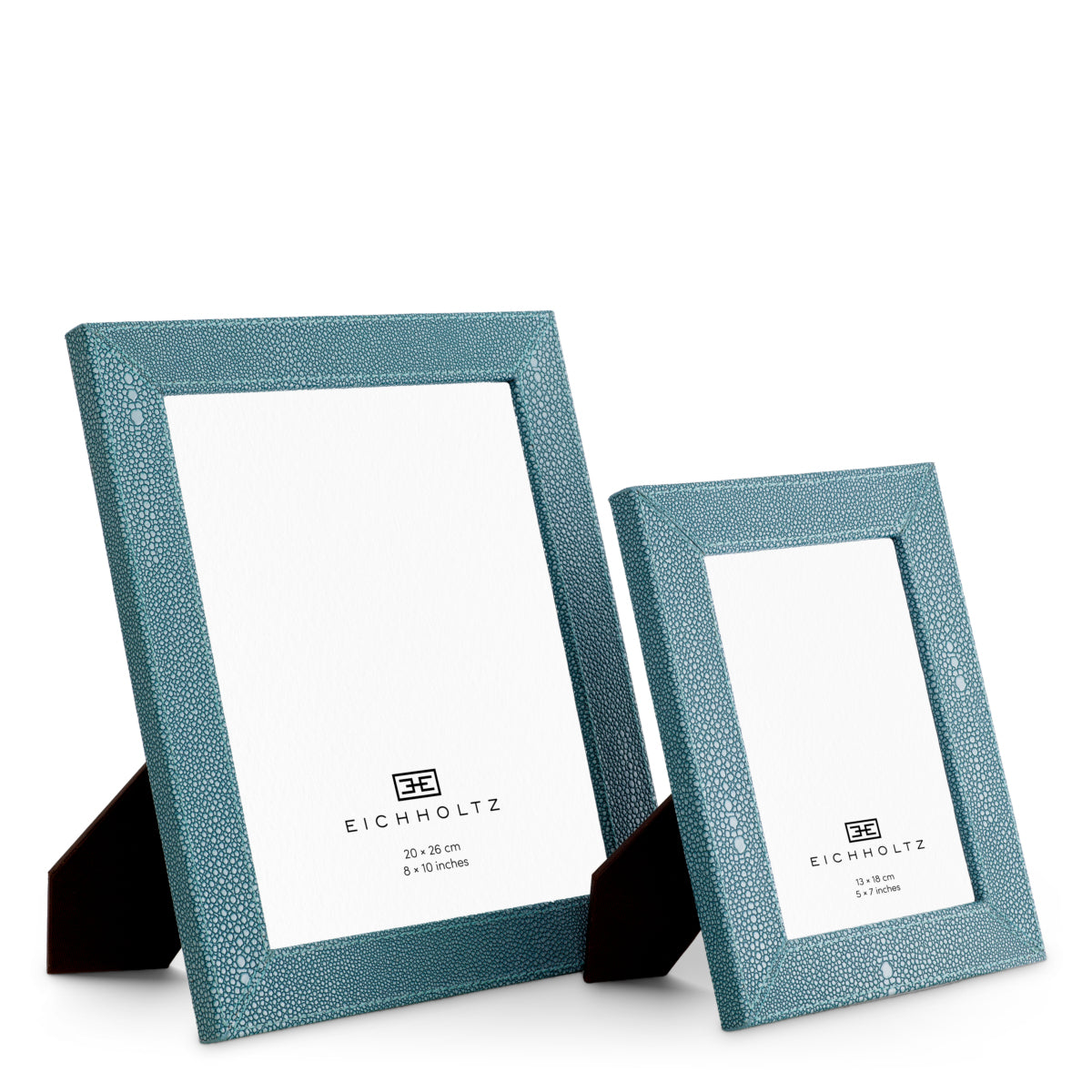 Ramka na zdjęcia Scaleo | Faux Blue Shagreen | Zestaw 2 szt.