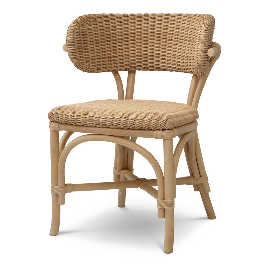 Krzesło stołowe Ewan, naturalny rattan