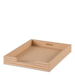 Zestaw biurkowy Elvane | Tan Leather | Zestaw 3 szt.