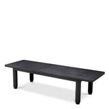 Rozkładany stół do jadalni Atelier S, okleina dębowa w kolorze antracytowej szarości