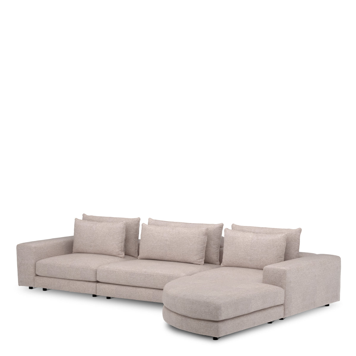 Narożnik S lewy sofy modułowej Lounge Club, Montier Light Grey
