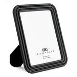 Ramki na zdjęcia Elvane, black leather, komplet 2 szt.