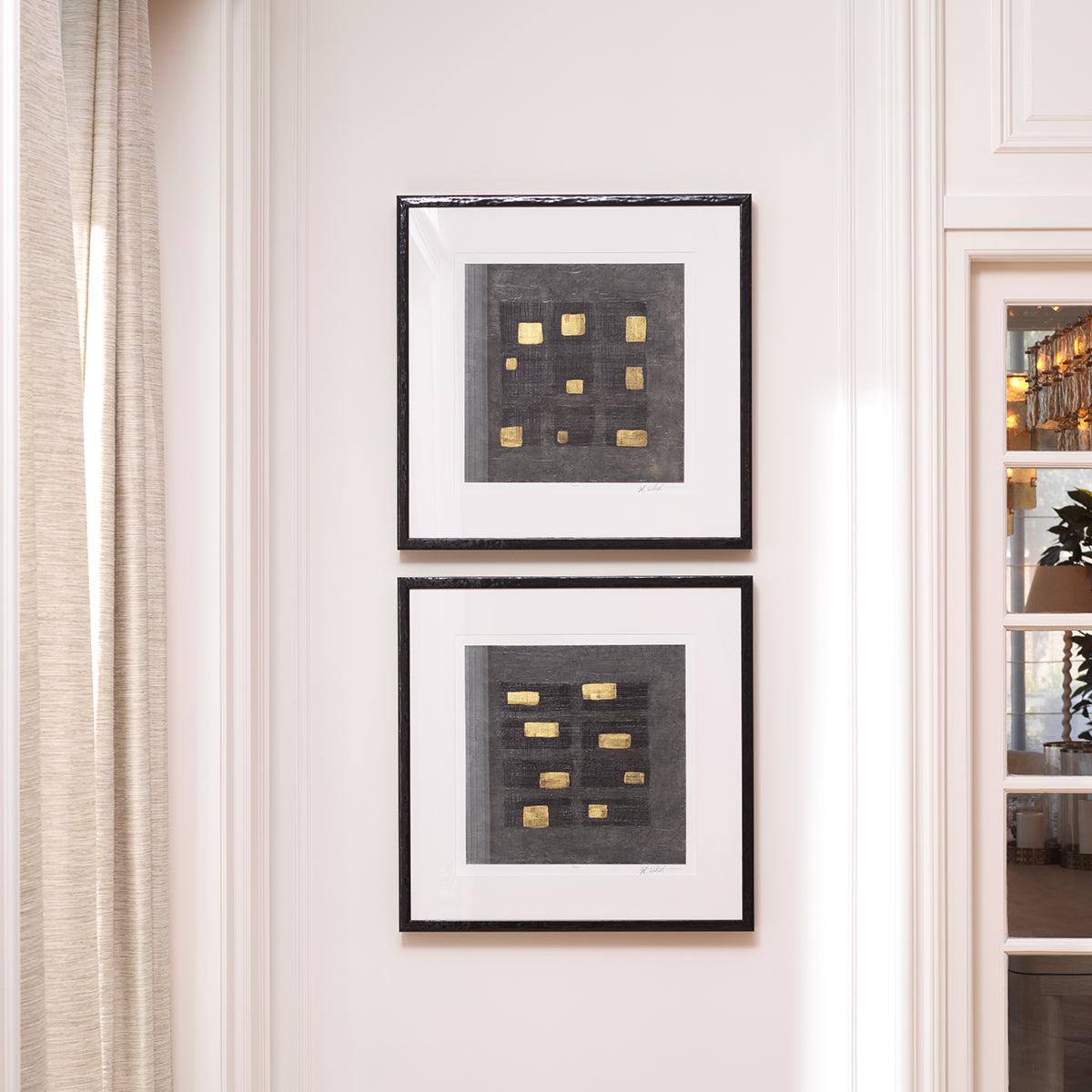 Grafika Black Squares by Michael Willett, zestaw 2 szt.