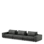 Element środkowy sofy modułowej Lounge Club, Velora Charcoal