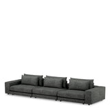 Element środkowy sofy modułowej Lounge Club, Velora Charcoal
