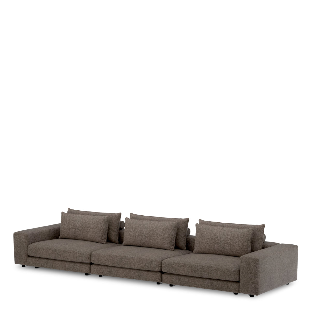 Element środkowy sofy modułowej Lounge Club, Montier Dark Grey