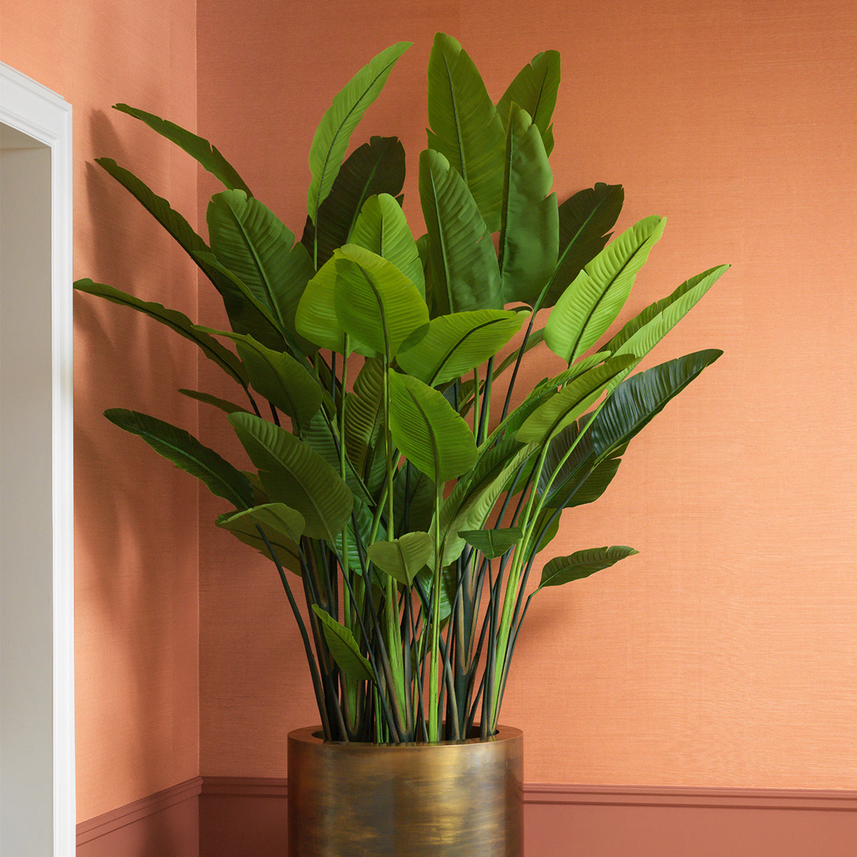 Roślina sztuczna Strelitzia L, zielona