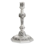 Świecznik Delavigne, wykończenie antique silver