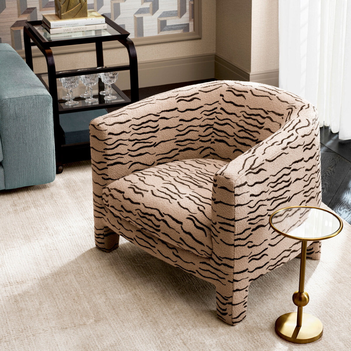 Fotel Edmund, bellord camel
