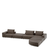 Narożnik S lewy sofy modułowej Lounge Club, Montier Dark Grey
