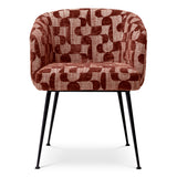 Krzesło do jadalni Aiden carmin burgundy