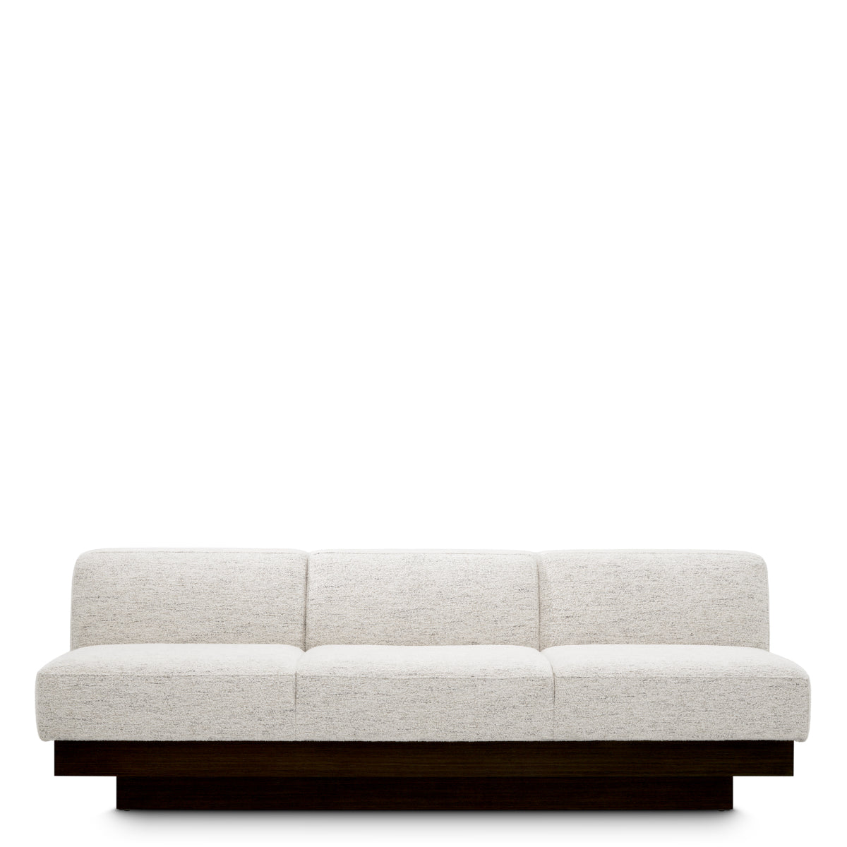 Sofa Bastion, tkanina Seashell złamana biel, okleina w kolorze węglowej szarości
