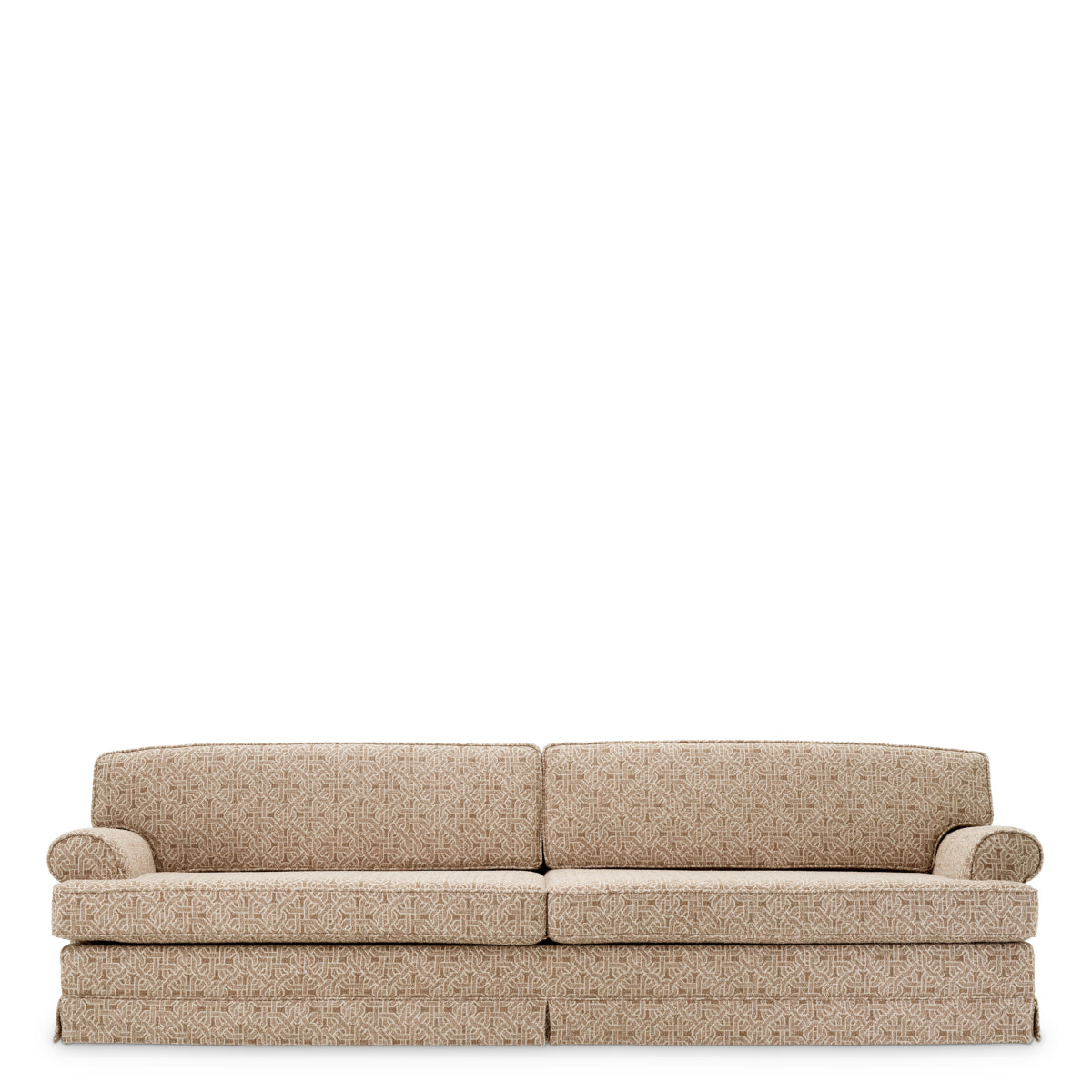 Sofa Madison – fryz żakardowy, beżowa