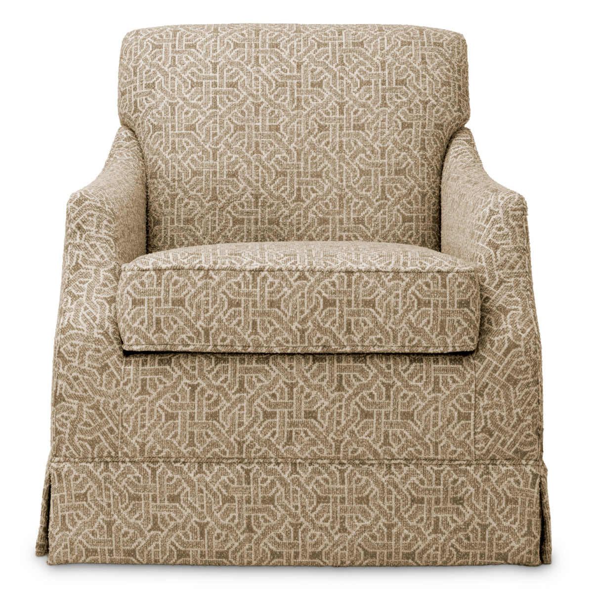 Fotel obrotowy Madison, frieze jacquard beige