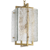 Lampa wisząca Solara, wykończenie mosiądz vintage