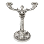 Świecznik Whitney, wykończenie antique silver