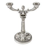 Świecznik Whitney, wykończenie antique silver