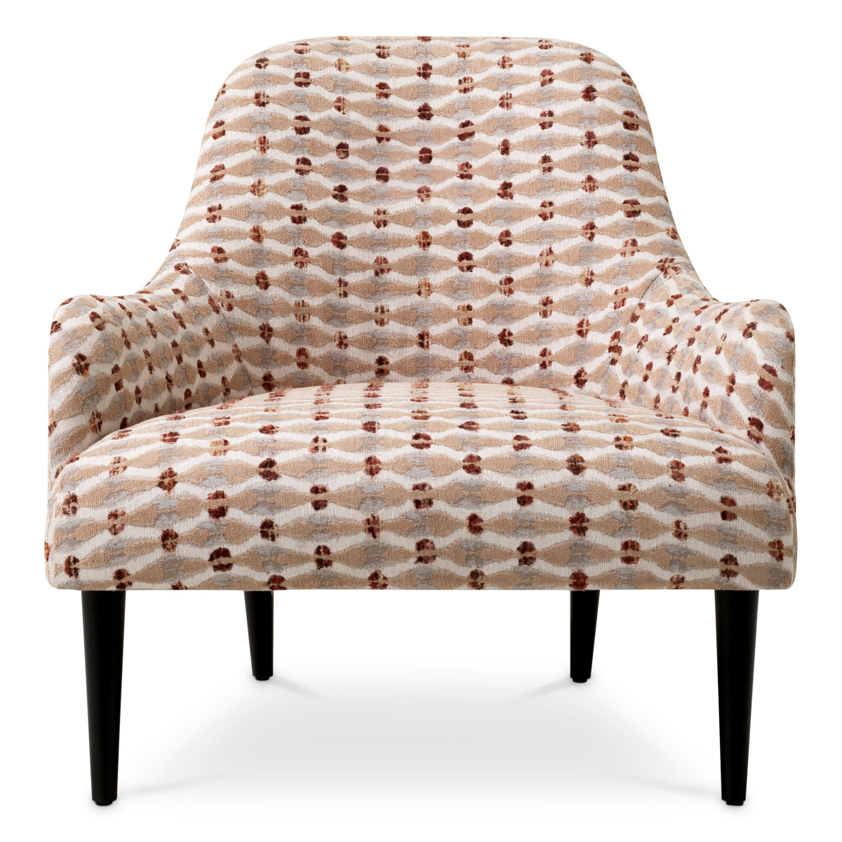 Fotel Colette, ariane beige orange