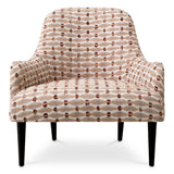 Fotel Colette, ariane beige orange