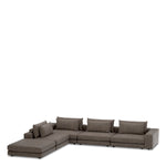 Narożnik L prawy sofy modułowej Lounge Club, Montier Dark Grey