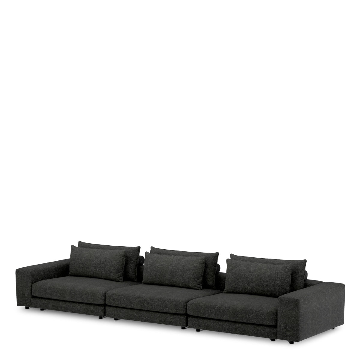 Element środkowy sofy modułowej Lounge Club, Lurano Charcoal
