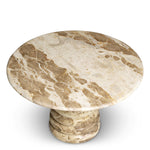 Stolik kawowy Lerici, chocolate marble