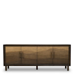 Komoda Chinnery charcoal brown oak veneer