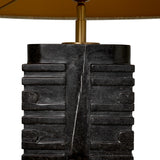 Lampa stołowa Cong dark grey marble incl shade