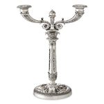 Świecznik Whitney, wykończenie antique silver