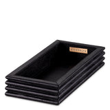 Zestaw biurkowy Elvane | Black Leather | Zestaw 3 szt.