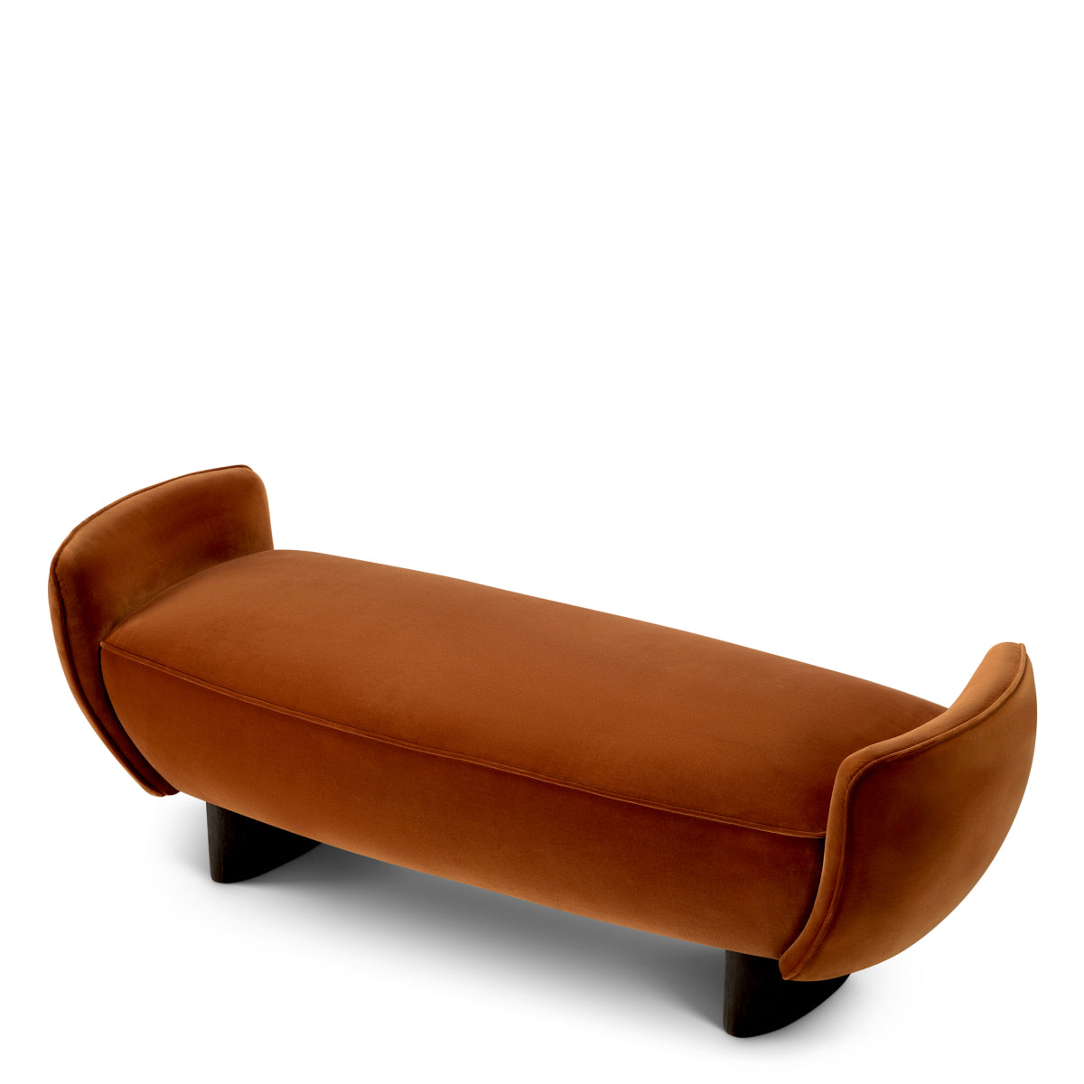 Ławka Stirling, sonoma burnt orange velvet