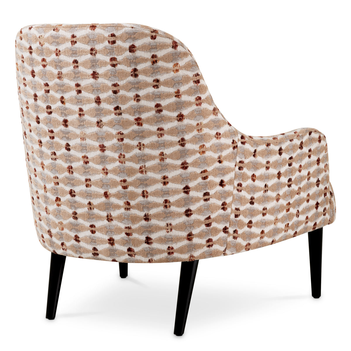 Fotel Colette, ariane beige orange