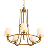 Żyrandol Vienna L, wykończenie w mosiądzu vintage