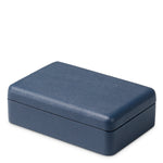 Pudełko na karty The Ridges (2 talie w zestawie), blue leather
