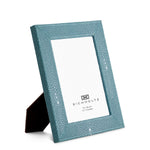 Ramka na zdjęcia Scaleo | Faux Blue Shagreen | Zestaw 2 szt.