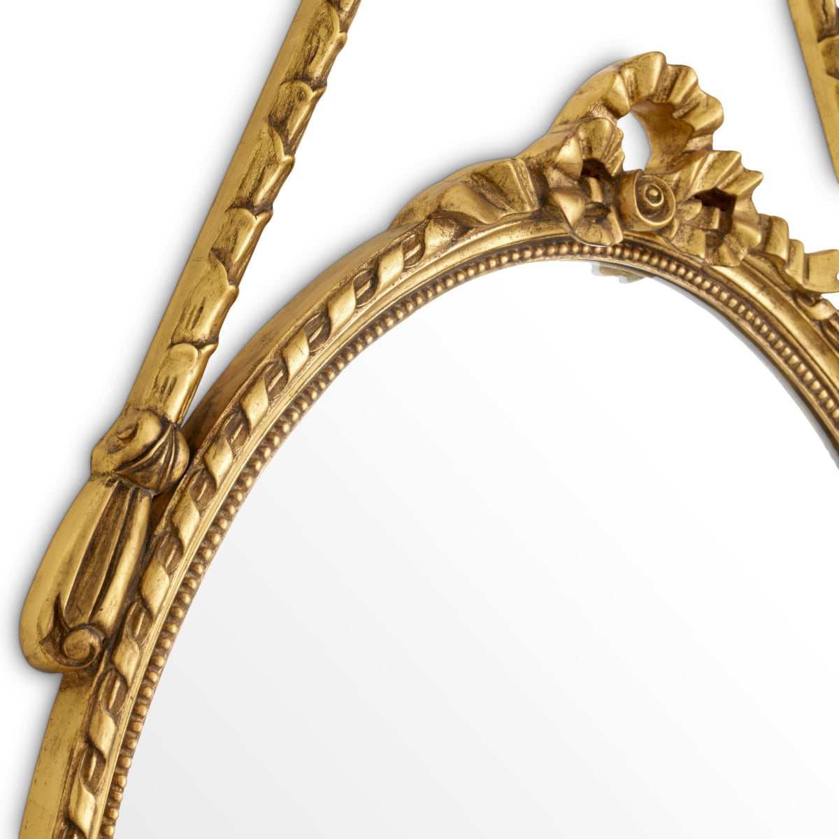 Lustro Pierpont, wykończenie antique gold