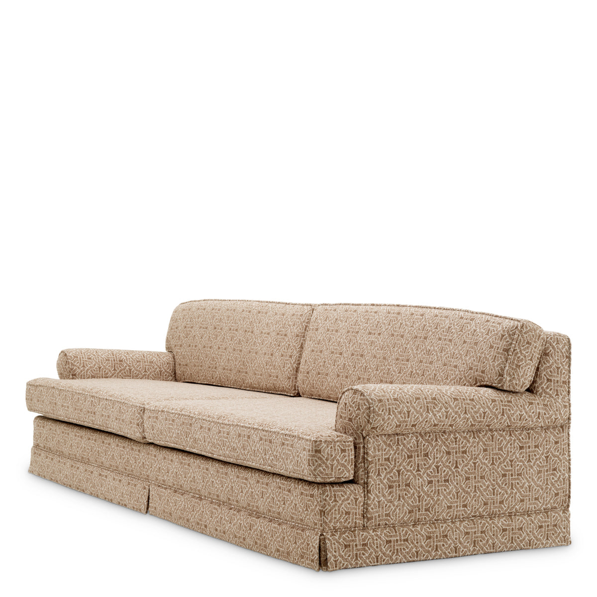 Sofa Madison – fryz żakardowy, beżowa