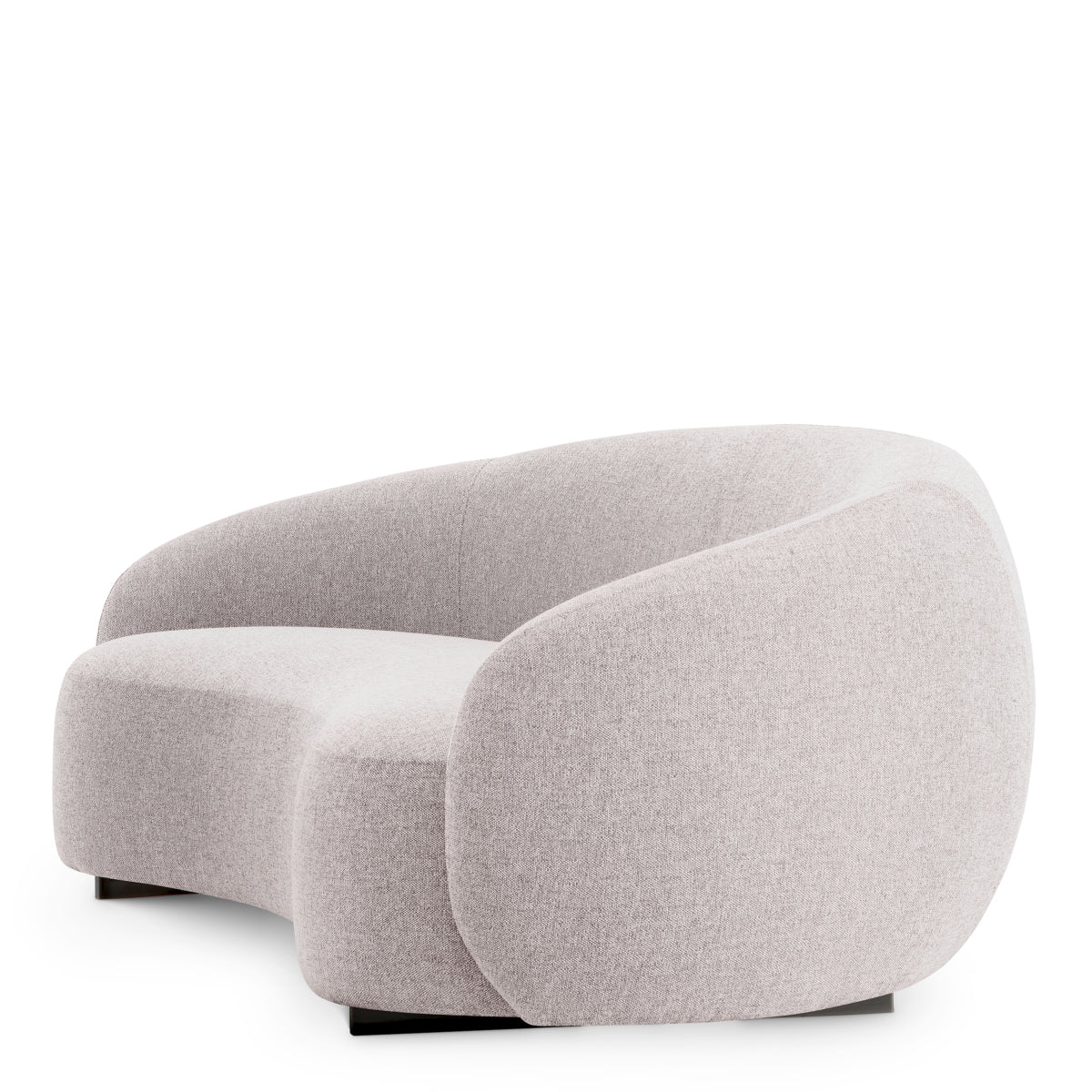 Sofa ogrodowa Amore, tkanina Mauritius, jasnoszara