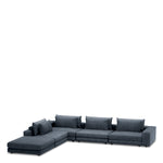 Element środkowy sofy modułowej Lounge Club, Montier Blue