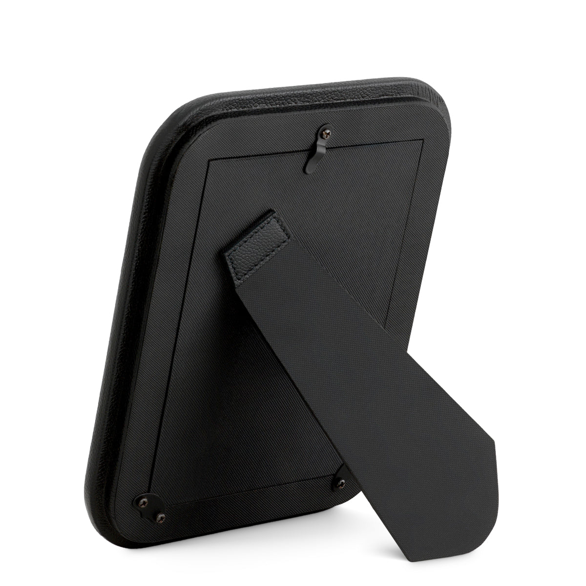 Ramki na zdjęcia Elvane, black leather, komplet 2 szt.