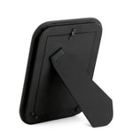 Ramki na zdjęcia Elvane, black leather, komplet 2 szt.