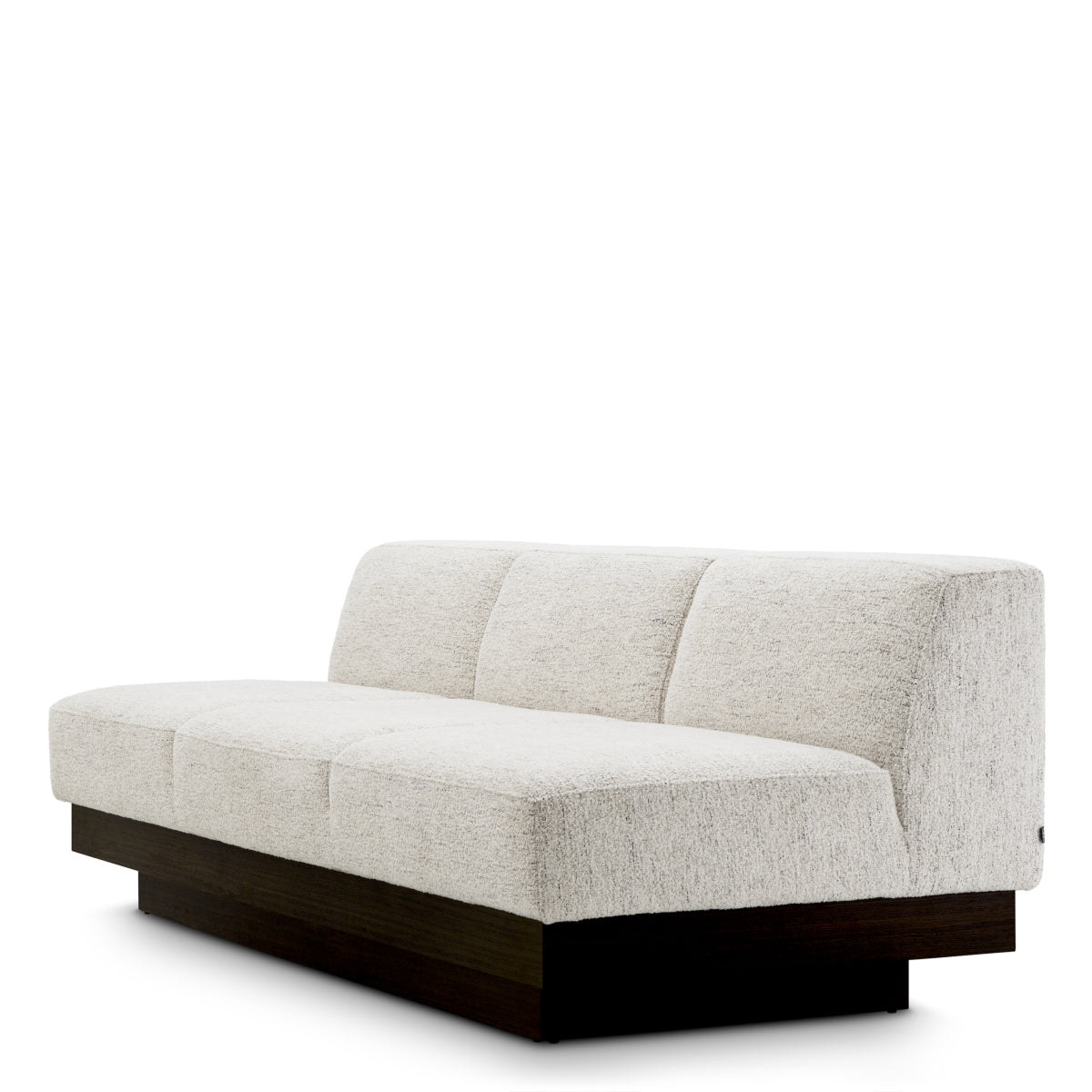 Sofa Bastion, tkanina Seashell złamana biel, okleina w kolorze węglowej szarości