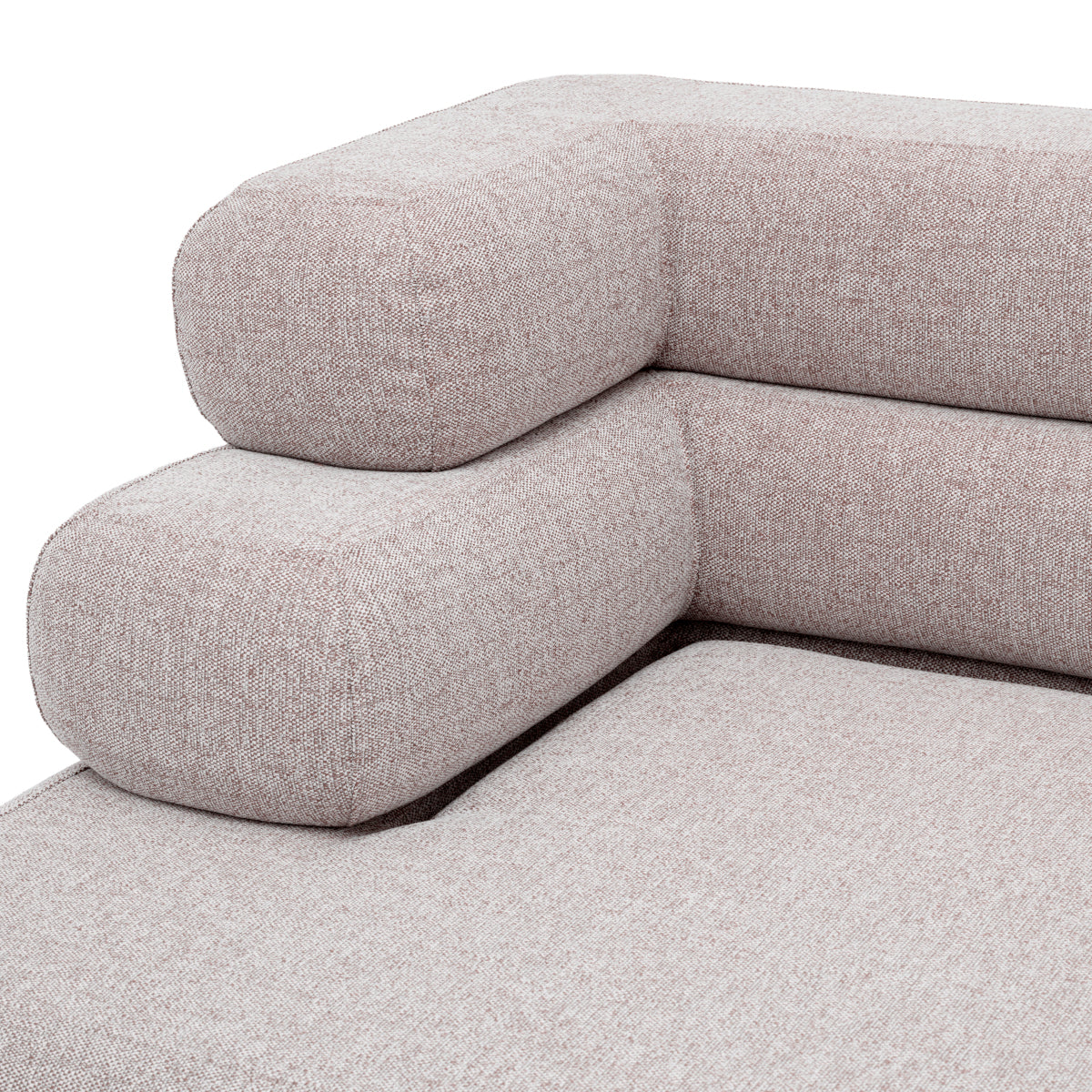 Zewnętrzna sofa modułowa Malaga - lewa